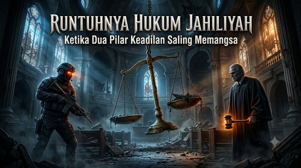 KARTEL HUKUM DI PUSARAN JAHILIYAH MODERN: Ketika Pilar-Pilar Keadilan Saling Memangsa