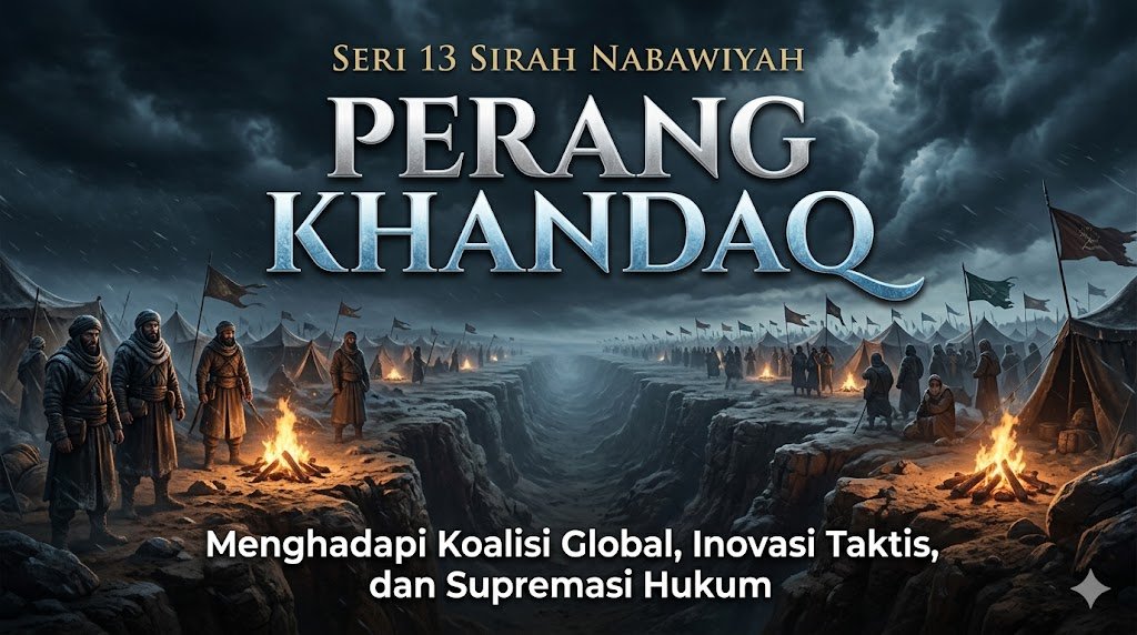 SERI 13: Perang Khandaq & Pengkhianatan Internal – Menghadapi Koalisi Global dan Inovasi Taktis