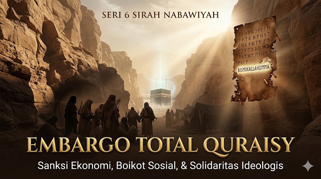 Seri 6: Embargo Bani Hasyim – Sanksi Ekonomi, Boikot Sosial, dan Solidaritas Ideologis