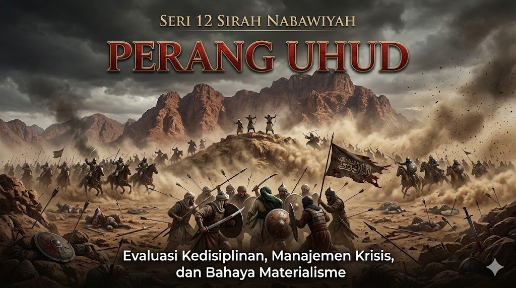 SERI 12: Perang Uhud – Evaluasi Kedisiplinan, Manajemen Krisis, dan Bahaya Oportunisme Material
